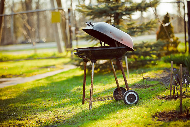 Barbecue grill stock photo
