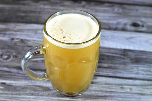 Half shot of a black tea glass