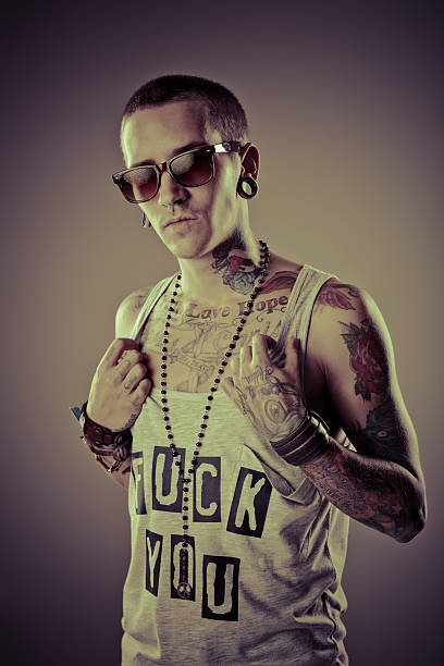 istock Young male with tattoos 156583749