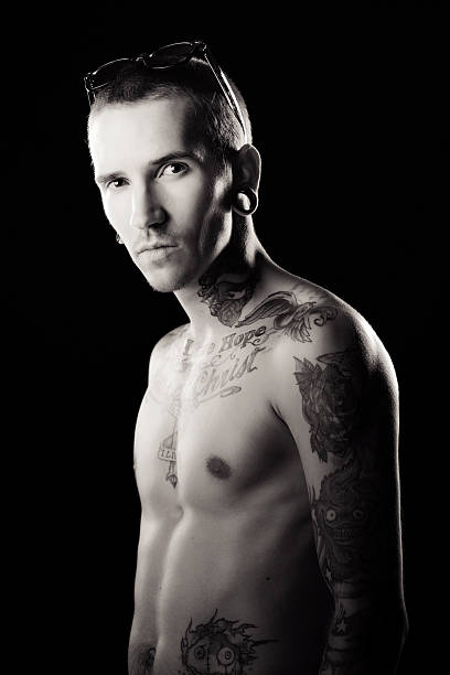 istock Young male with tattoos 156584025