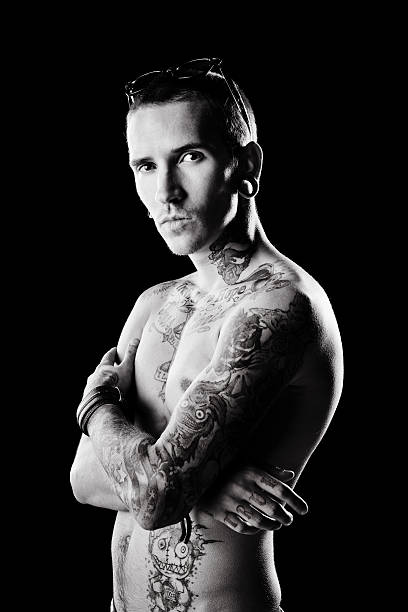istock Young male with tattoos 156584027