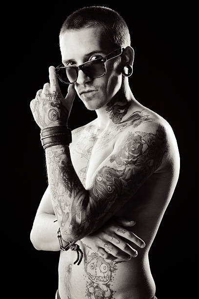 istock Young male with tattoos 156584047