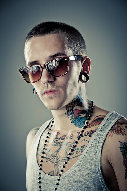 istock Young male with tattoos 156584055