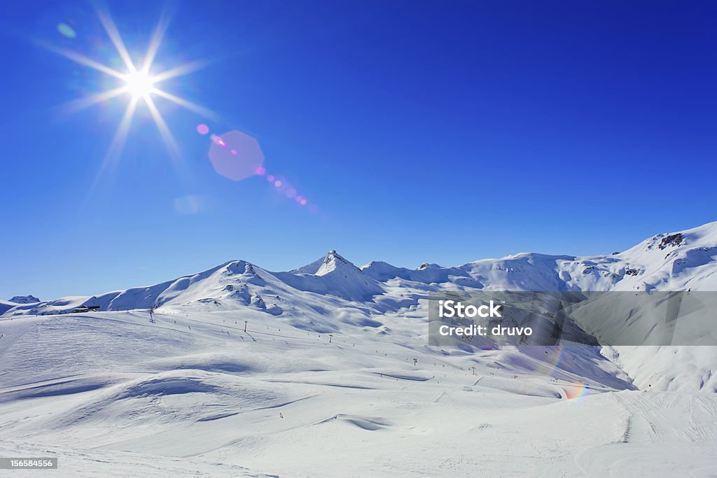 Sun over italiana alpes - Foto de stock de Actividad física libre de derechos