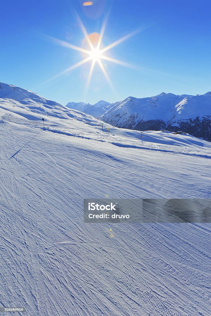 Sciistica Resort - Foto stock royalty-free di Alpi