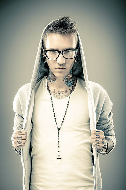 istock Young male with tattoos 156589334