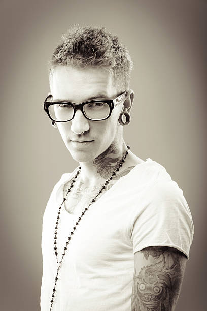 istock Young male with tattoos 156589364