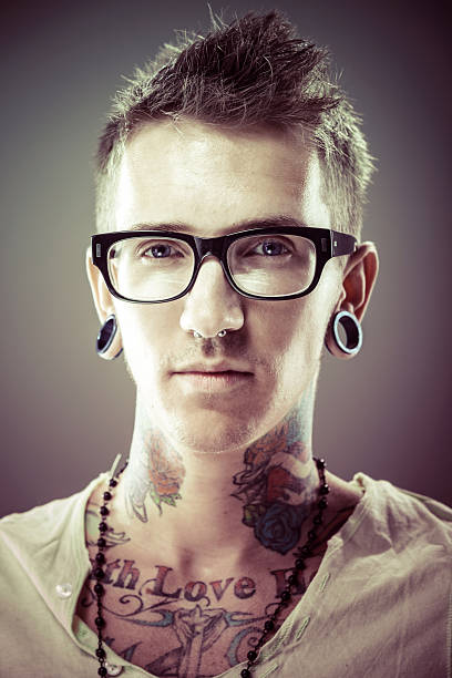 istock Young male with tattoos 156589393