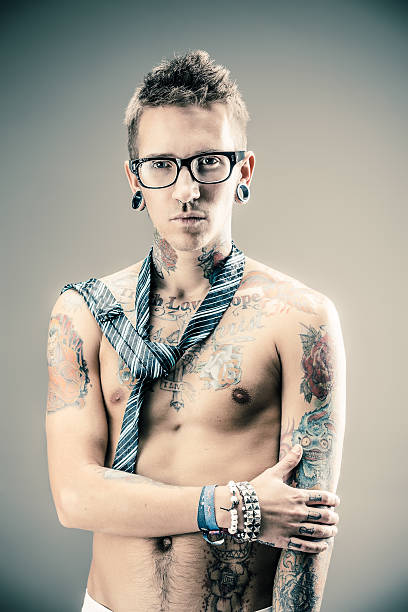 istock Young male with tattoos 156589454