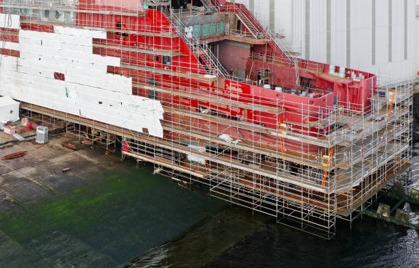istock New ferry in construction in ship yard at Port Glasgow 1565920339