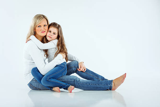 istock Mother with her little girl 156593131