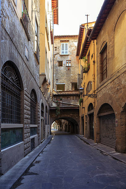 istock Empty street in Florence, Italy 156594175