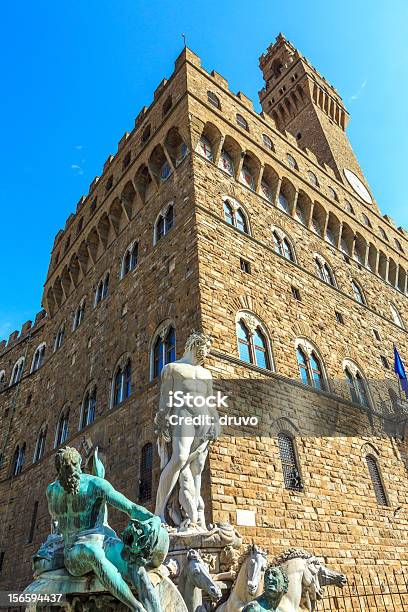 Neptunbrunnen Auf Der Piazza Della Signoria Stockfoto und mehr Bilder von Florenz - Italien - Florenz - Italien, Museum Galleria dell'Accademia, Aggression