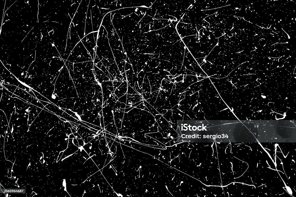Splattered White Design White Paint Splatter Stock Illustration - Download Image Now - Abstract ...