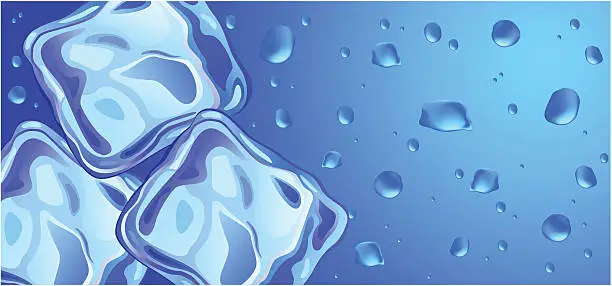 Vector illustration of ice