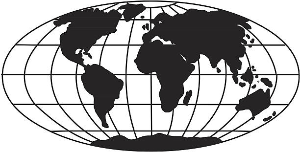 ilustraciones, imágenes clip art, dibujos animados e iconos de stock de un mundo ovalados (vector - elipse