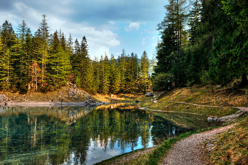 HDR de Green Lake en estiria Austria-Grüner ver photo