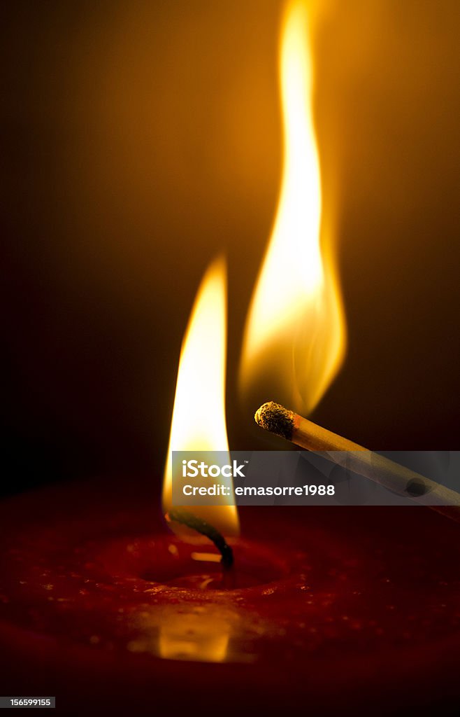 Fuego. - Foto de stock de Amarillo - Color libre de derechos