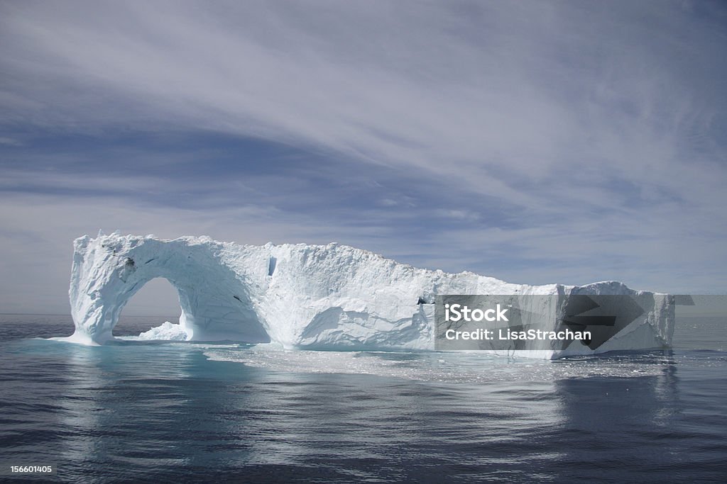 Eisberg an der Küste von Grönland - Lizenzfrei Arktis Stock-Foto