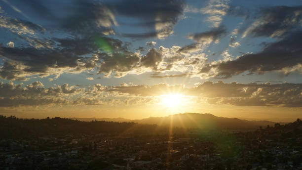istock Sunset over Griffith Park in Los Angeles, California 1566025195