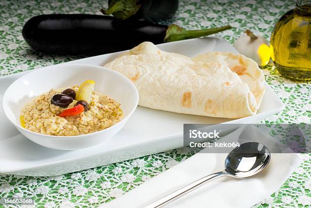 Badingian Mutabbal Baba Ghanoush Stock Photo - Download Image Now - Appetizer, Arabic Style, Asia