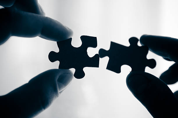 istock Male and Female piece - connection 156603524