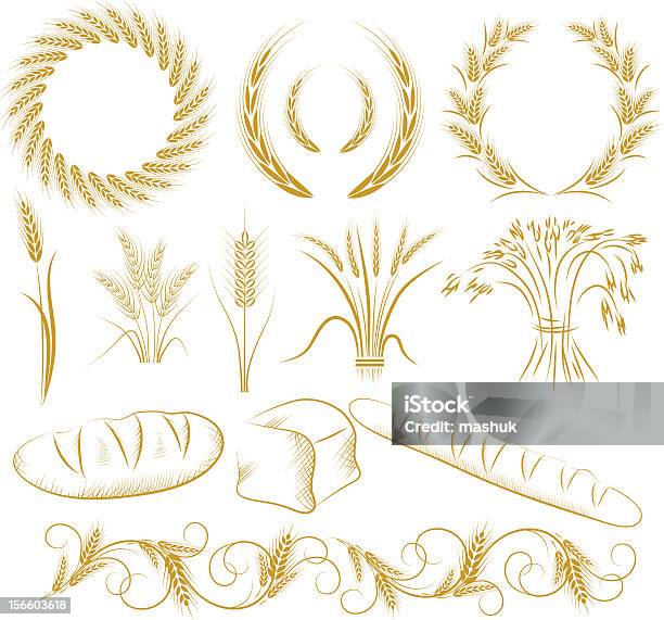 Wheat Stock Illustration - Download Image Now - Wheat, Vector, Drawing - Activity