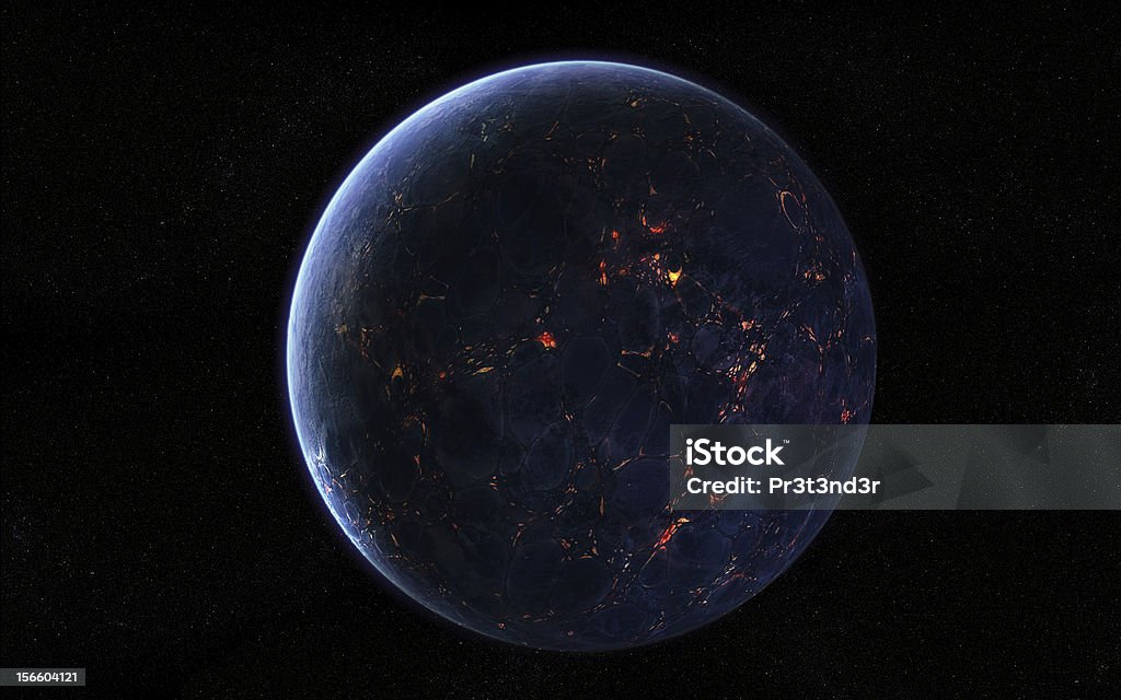 Extraterrestrial Planet - Foto de stock de Planeta royalty-free