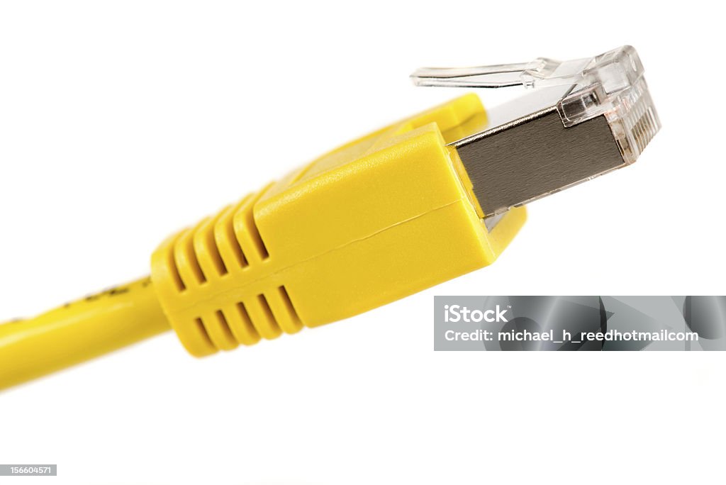 Connettore cavo Ethernet - Foto stock royalty-free di Cavo - Componente elettrico