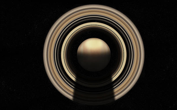 Gas giant with planetary rings