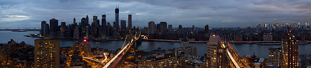 Blackout of Lower Manhattan Blackout of lower Manhattan from Hurricane Sandy while still having power from 30th street up dumbo new york photos stock pictures, royalty-free photos & images