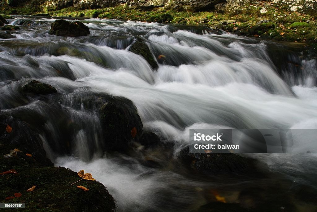 Herbstlichen flow - Lizenzfrei Bach Stock-Foto