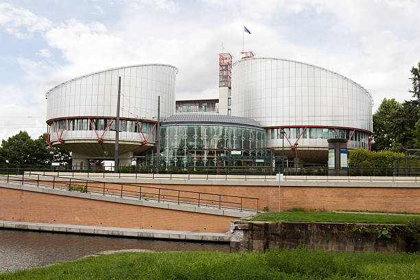 The European Court of Human Rights The building of the European Court of Human Rights. The building is located in the European Quarter of Strasbourg, France. It was completed in 1994. european court of human rights stock pictures, royalty-free photos & images