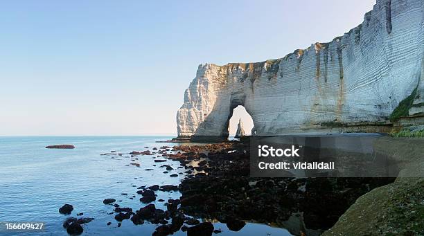 Мел Скалы В Котдalbatre Etretat — стоковые фотографии и другие картинки Alabaster - Alabaster, Атлантический океан, Без людей