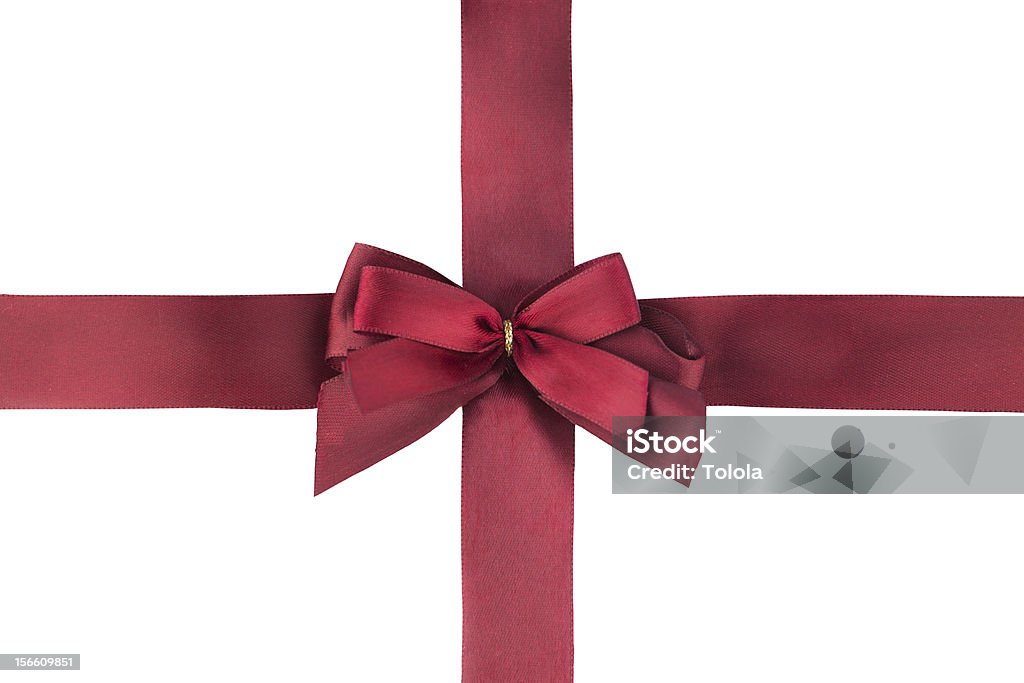 Fita vermelho escuro - Foto de stock de Caixa - Recipiente royalty-free