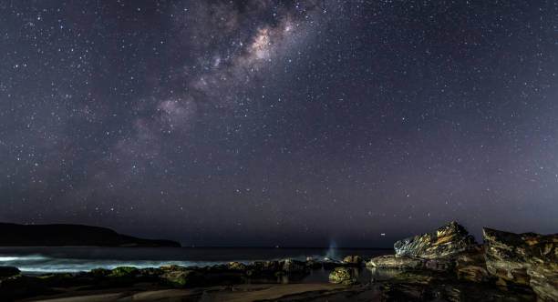 istock The Milky Way night sky at the beach 1566125241