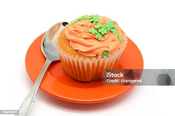 Cupcake - Fotografie stock e altre immagini di Arancione - Arancione, Composizione orizzontale, Cucchiaio