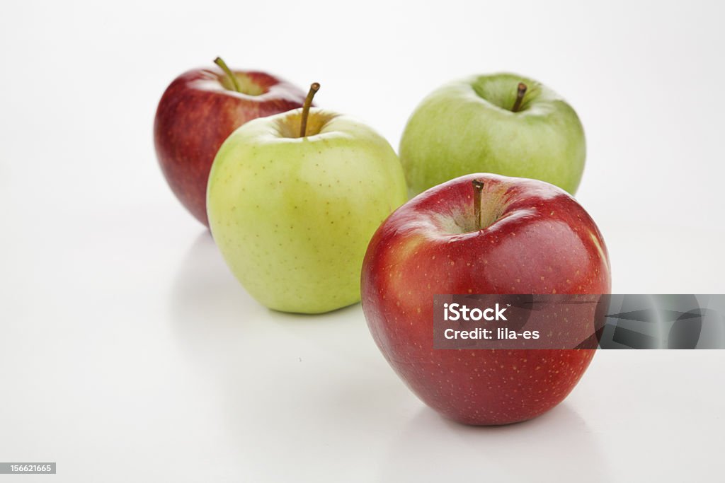 Grupo de maçãs - Foto de stock de Alimentação Saudável royalty-free