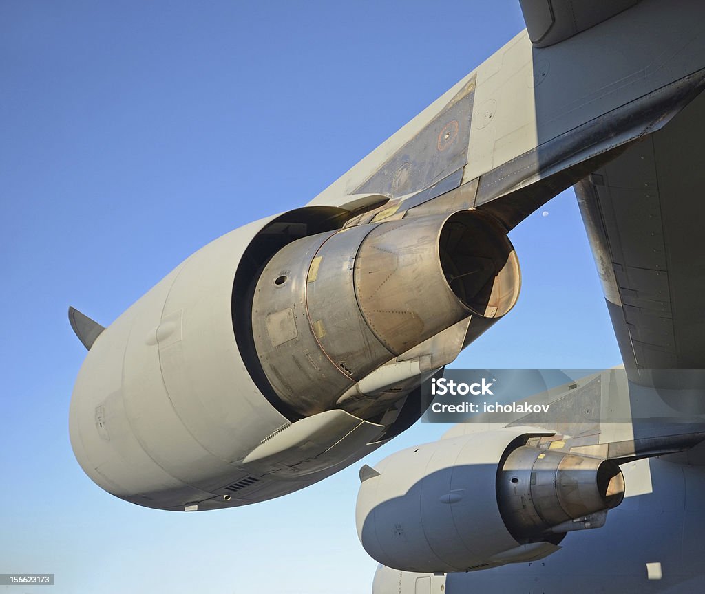 Giant Flugzeugdüsen - Lizenzfrei Flugzeug Stock-Foto