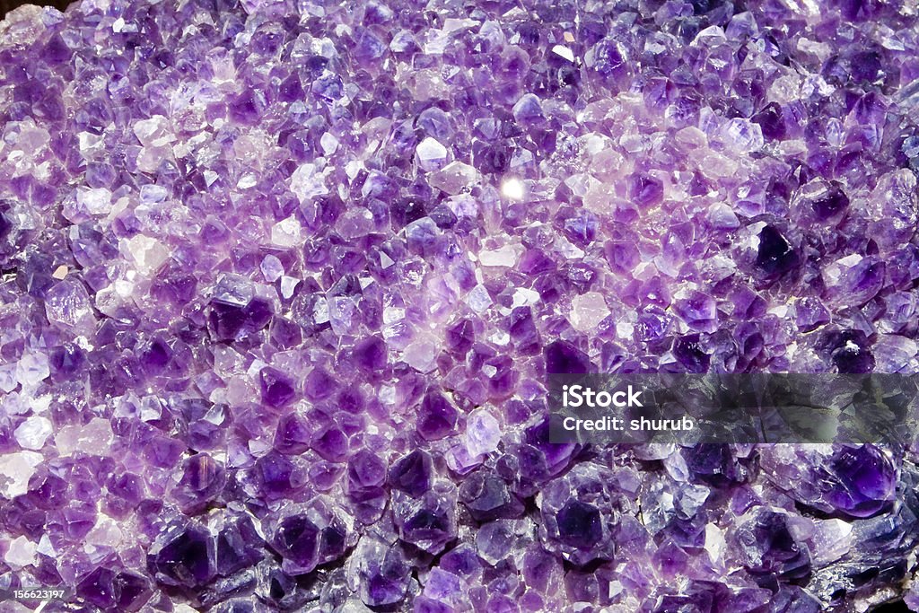 Conjunto de fondo púrpura Amethyst - Foto de stock de Amatista libre de derechos