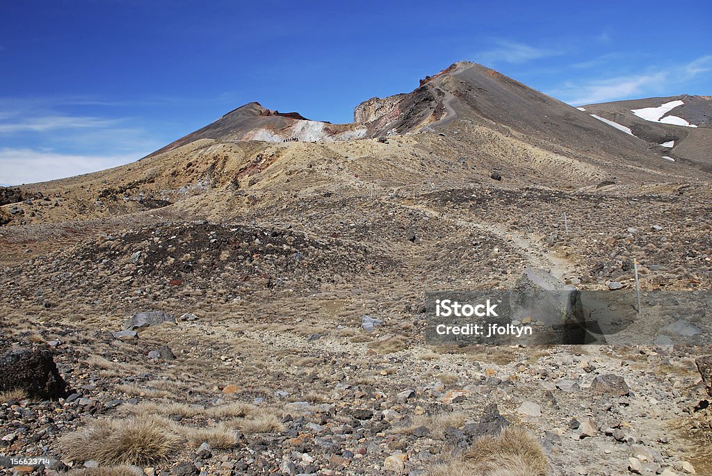 Teil der Tongariro Alpine Crossing - Lizenzfrei Aktivitäten und Sport Stock-Foto