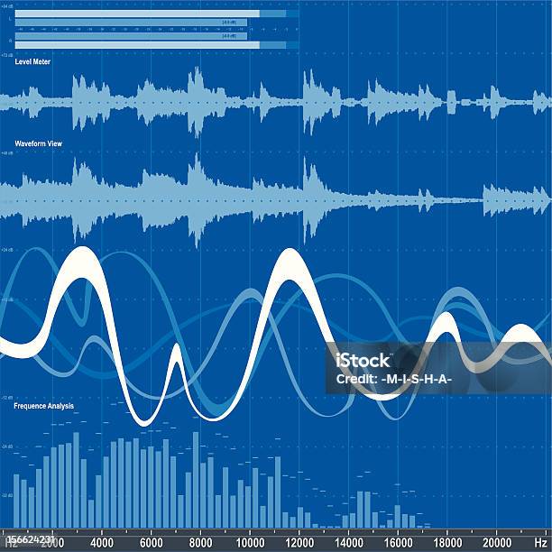 Equalizzatore Audio - Immagini vettoriali stock e altre immagini di Analizzare - Analizzare, Apparecchiatura di registrazione del suono, Arte