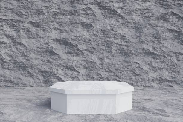 istock 3d background products display podium scene with geometric platform. 1566250417