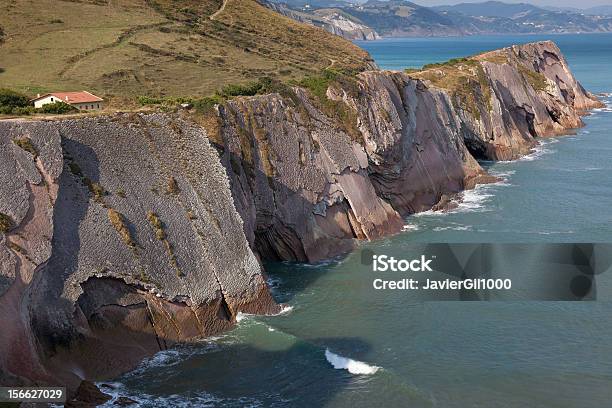 절벽 In Zumaia Gipuzkoa 0명에 대한 스톡 사진 및 기타 이미지 - 0명, 건물 정면, 경관