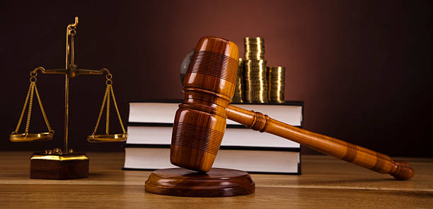istock Law and justice concept, wooden gavel 156628450
