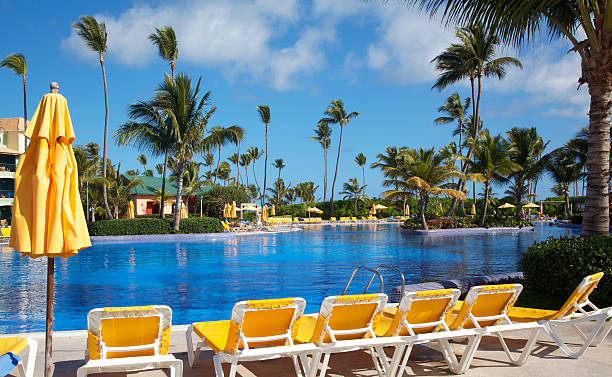 istock Tropical Resort Swimming Pool 156629727