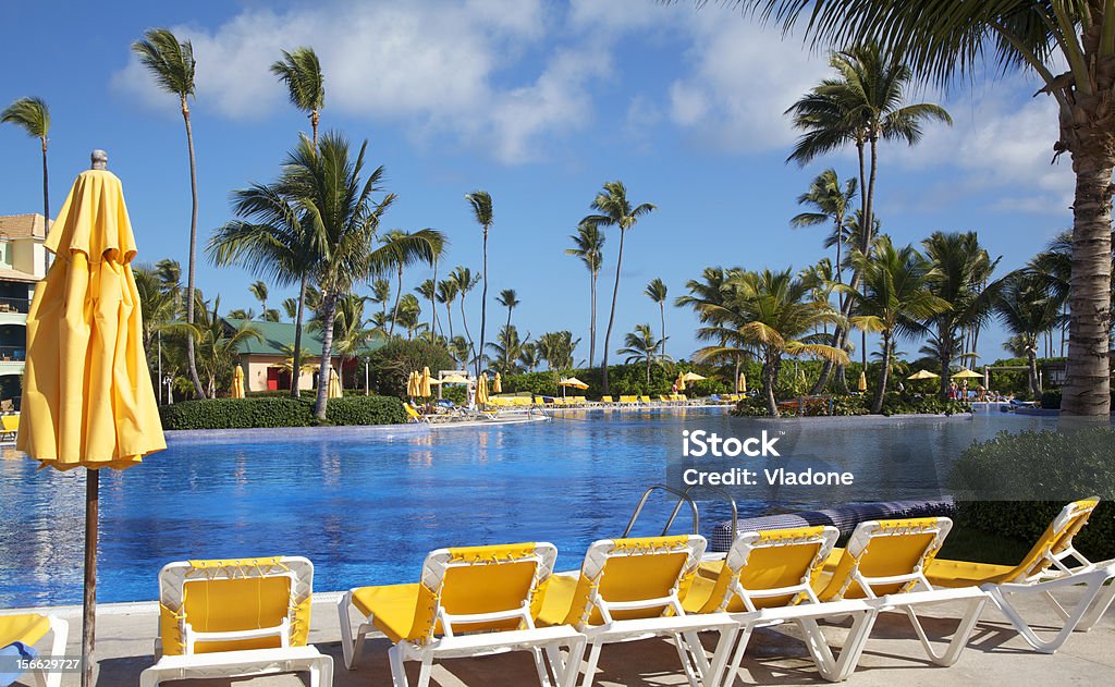 Piscina Resort Tropical - Royalty-free Atividade Recreativa Foto de stock