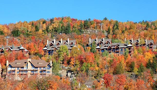 istock Mont Tremblant villas in autumn, Quebec, Canada 156629933