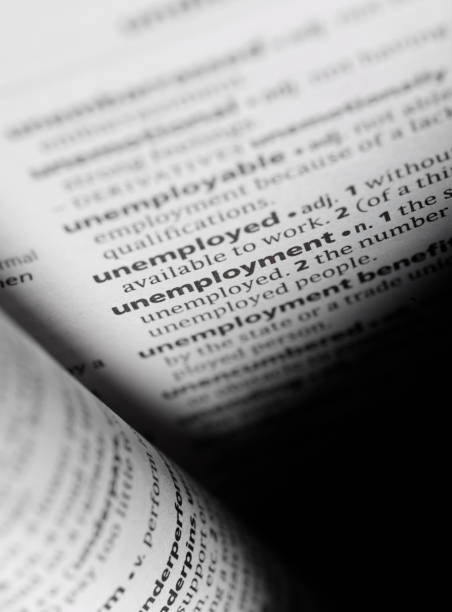 istock Word Unemployment in a Dictionary 156630826