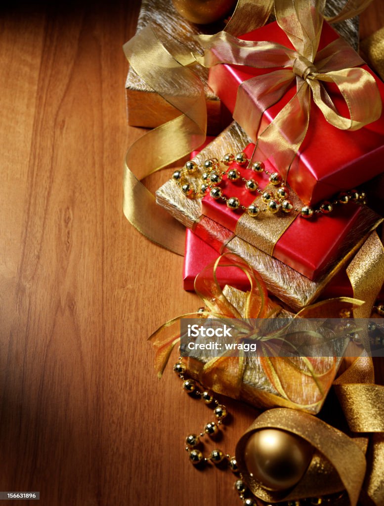 Cadeaux est Prêt pour Noël - Photo de Boule de Noël libre de droits